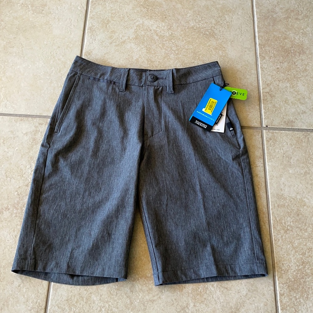 Boys Quicksilver amphibian grey shorts